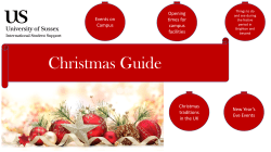 Christmas Guide - University of Sussex