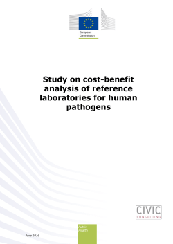 Study on cost-benefit analysis of reference laboratories for human