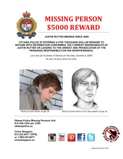 Justin Rutter - Ottawa Police Service