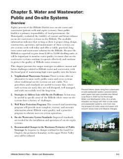 Chapter 5. Water and Wastewater: Public and On