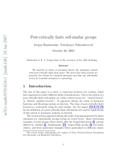 Post-critically finite self-similar groups