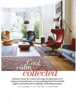 Sebastian Conran has created iconic ranges for department stores