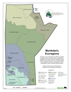 Manitoba`s Ecoregions