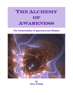 The Alchemy of Awareness