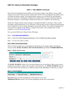 online library catalog