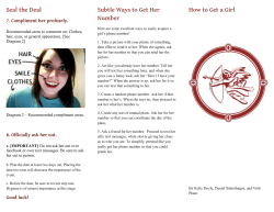 Seal the Deal Subtle Ways to Get Her Number How to Get a Girl