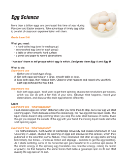 Egg Science