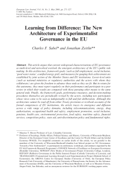 Learning from Difference: The New Architecture of Experimentalist