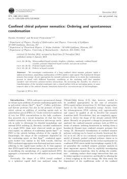 Confined chiral polymer nematics: Ordering and spontaneous