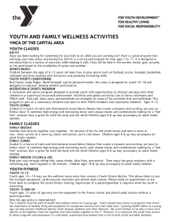 Youth and Family Wellness Programs
