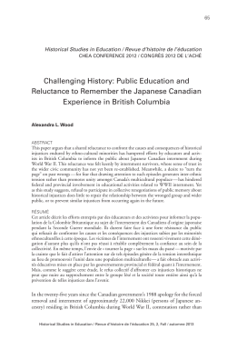 Challenging History: Public Education and Reluctance to