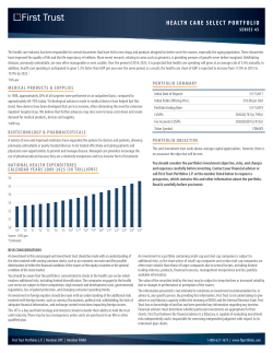 Fact Sheet - First Trust