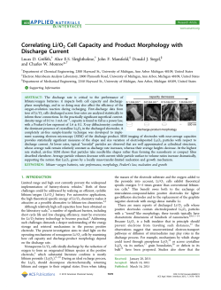 Correlating Li/O2 Cell Capacity and Product