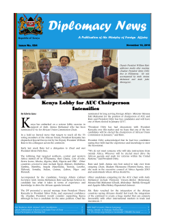 Diplomacy News - Ministry of Foreign Affairs