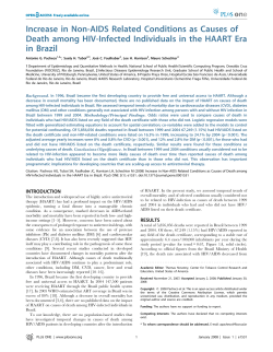 Increase in Non-AIDS Related Conditions as Causes of Death