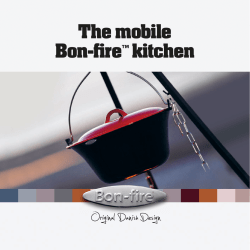 The mobile Bon-fire&trade; kitchen