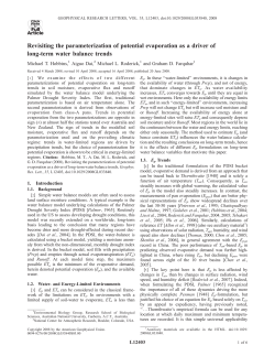 Revisiting the parameterization of potential evaporation as a