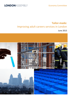 Tailor-made: Improving adult careers services in