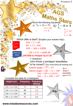 8 = 4 - Miss B Resources