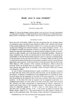 Rossby waves in ocean circulation*