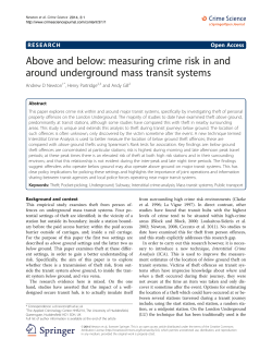 Above and below: measuring crime risk in and around underground