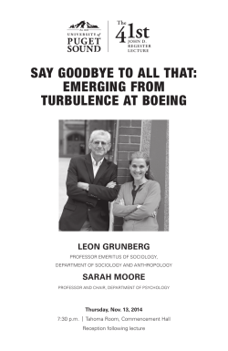 Program - University of Puget Sound