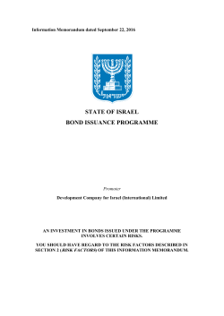 Information Memorandum