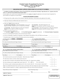 Business Registration Application
