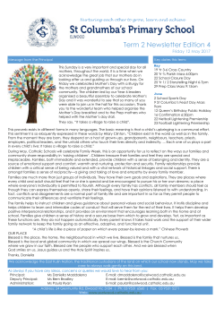 12 May - St. Columba`s Primary School, Elwood