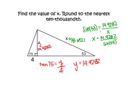 Find the value of x. Round to the nearest ten