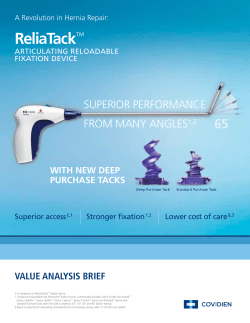 ReliaTack™ Articulating Reloadable Fixation Device