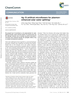 Si artificial microflowers for plasmon