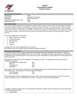 TDJ2O - TDSB School Websites