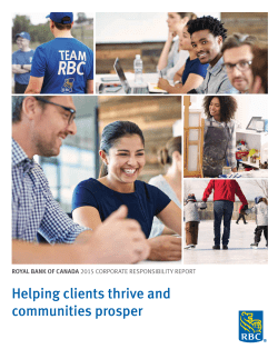 Helping clients thrive and communities prosper