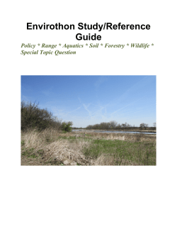 Nebraska Envirothon Study Guide