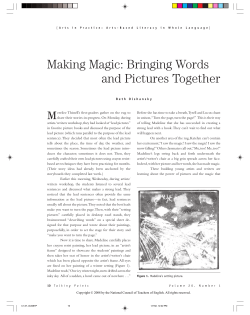 Making Magic: Bringing Words and Pictures