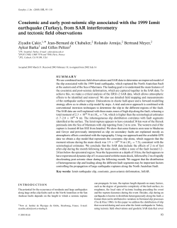 Coseismic and early post-seismic slip associated with the 1999 Izmit