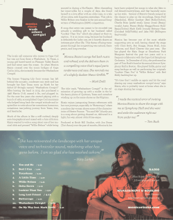 One Sheet - Monica Rizzio