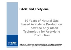 BASF and acetylene