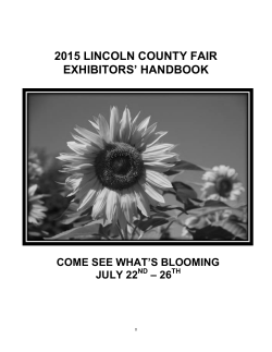 fair departments and responsibilities - 1998