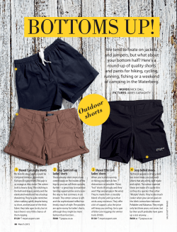 Outdoor shorts