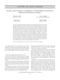 Accuracy and consensus in judgments of