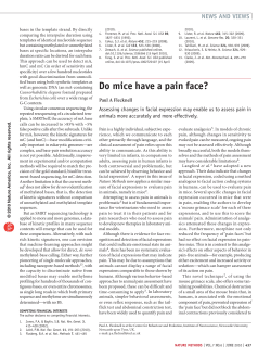 expression in pain