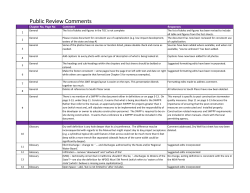 Public Review Comments - Sacramento Stormwater Quality