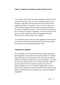 The typographic contribution to language