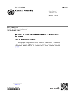 Pathways to, conditions and consequences of