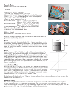 Squash Book - Stamps, Paper, Scissors