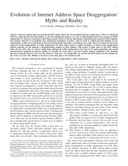 Evolution of Internet Address Space Deaggregation