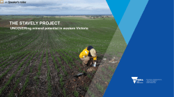 The Stavely Project in Victoria