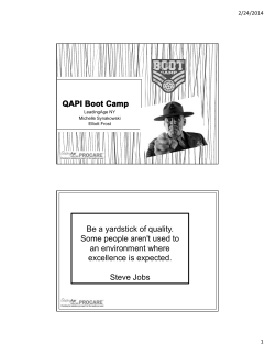 Be a yardstick of quality. Some people aren`t used